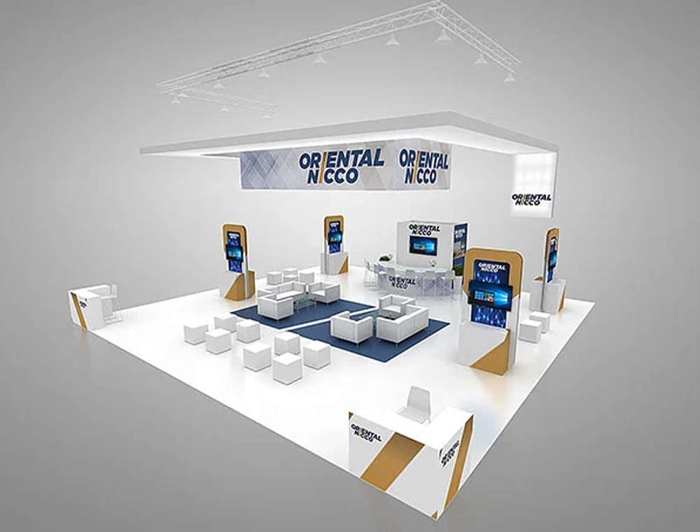 40x40 trade show booth rental